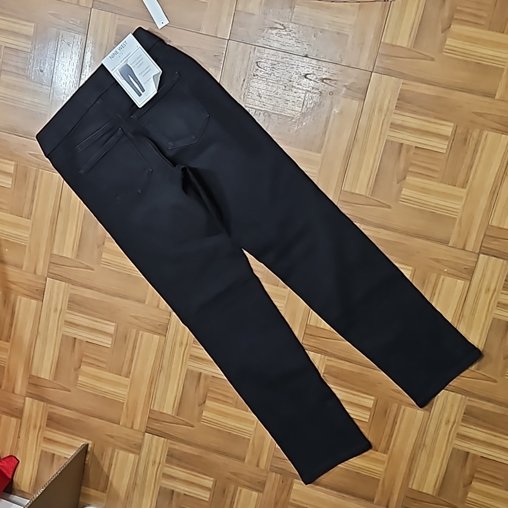 NINE WEST heidi pull-on straight jeans - Picture 3 of 14